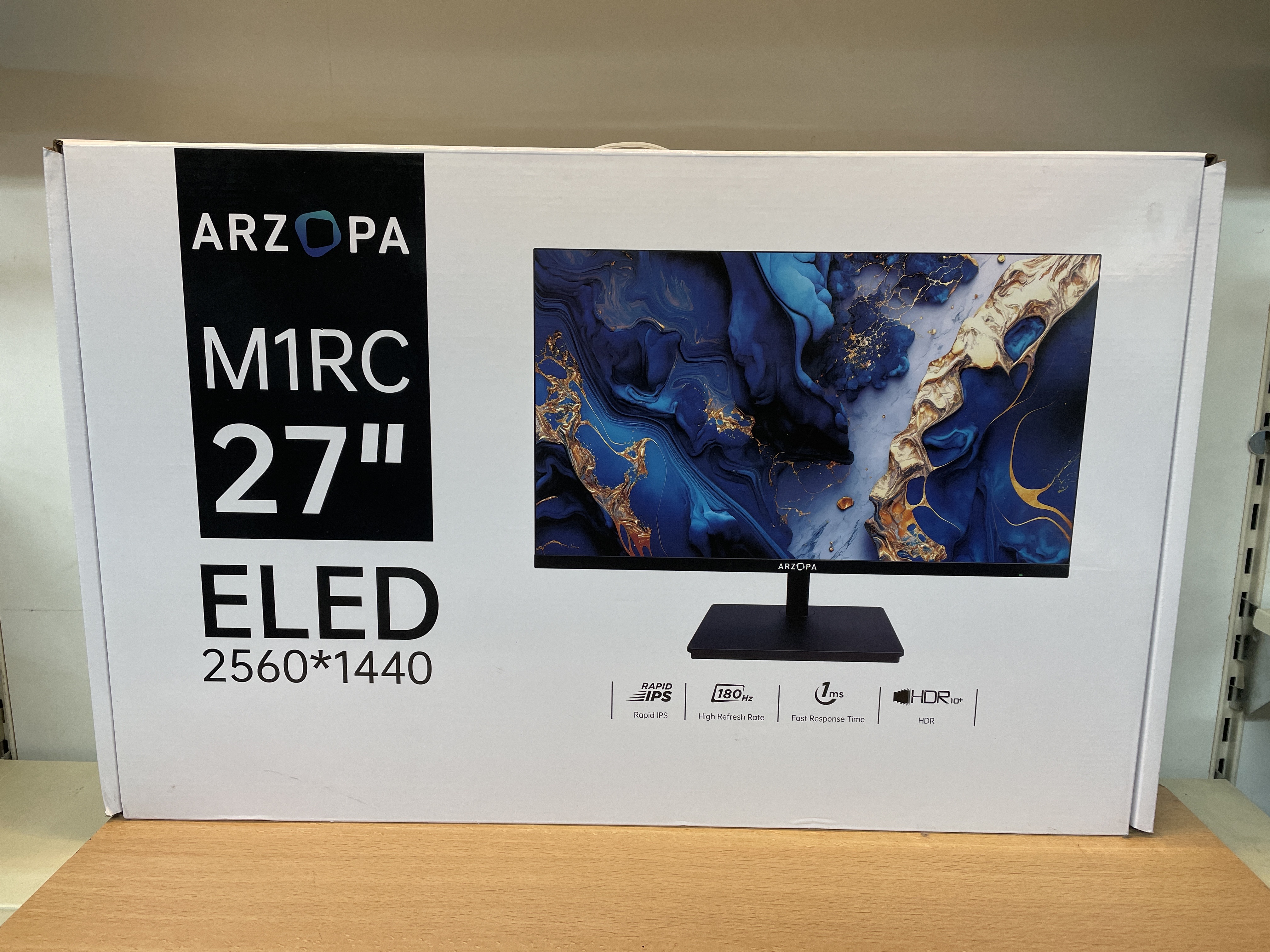 Écran PC ARZOPA M1RC 27 pouces QHD 180 Hz