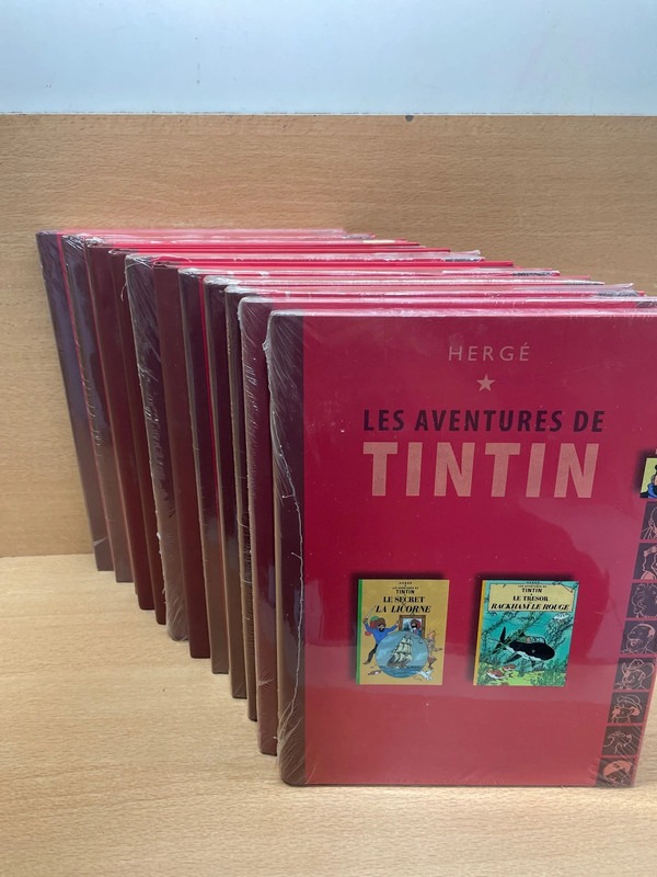 Lot Livre double album Les Aventures de Tintin — photo 3