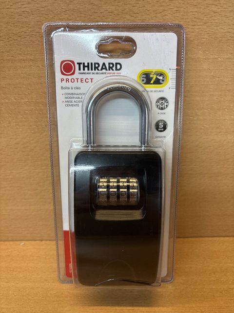 Boîte à clés avec anse Thirard 75 x 130 mm à combinaison