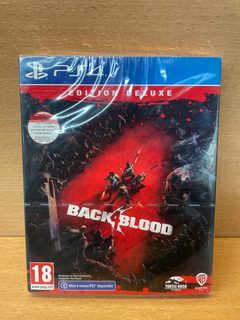 Jeu PS4 Steelbook Back 4 Blood neuf