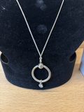 Collier Pandora en argent 925 avec pendentif rond — photo 2