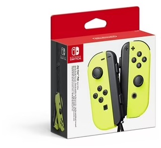Paire de manettes Joy-Con jaune néon Nintendo Switch