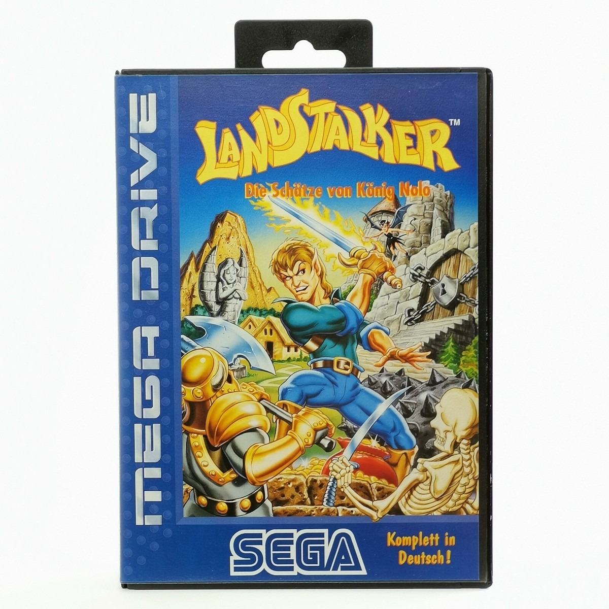 Landstalker Les Trésors du Roi Nole Sega Mega Drive sans notice