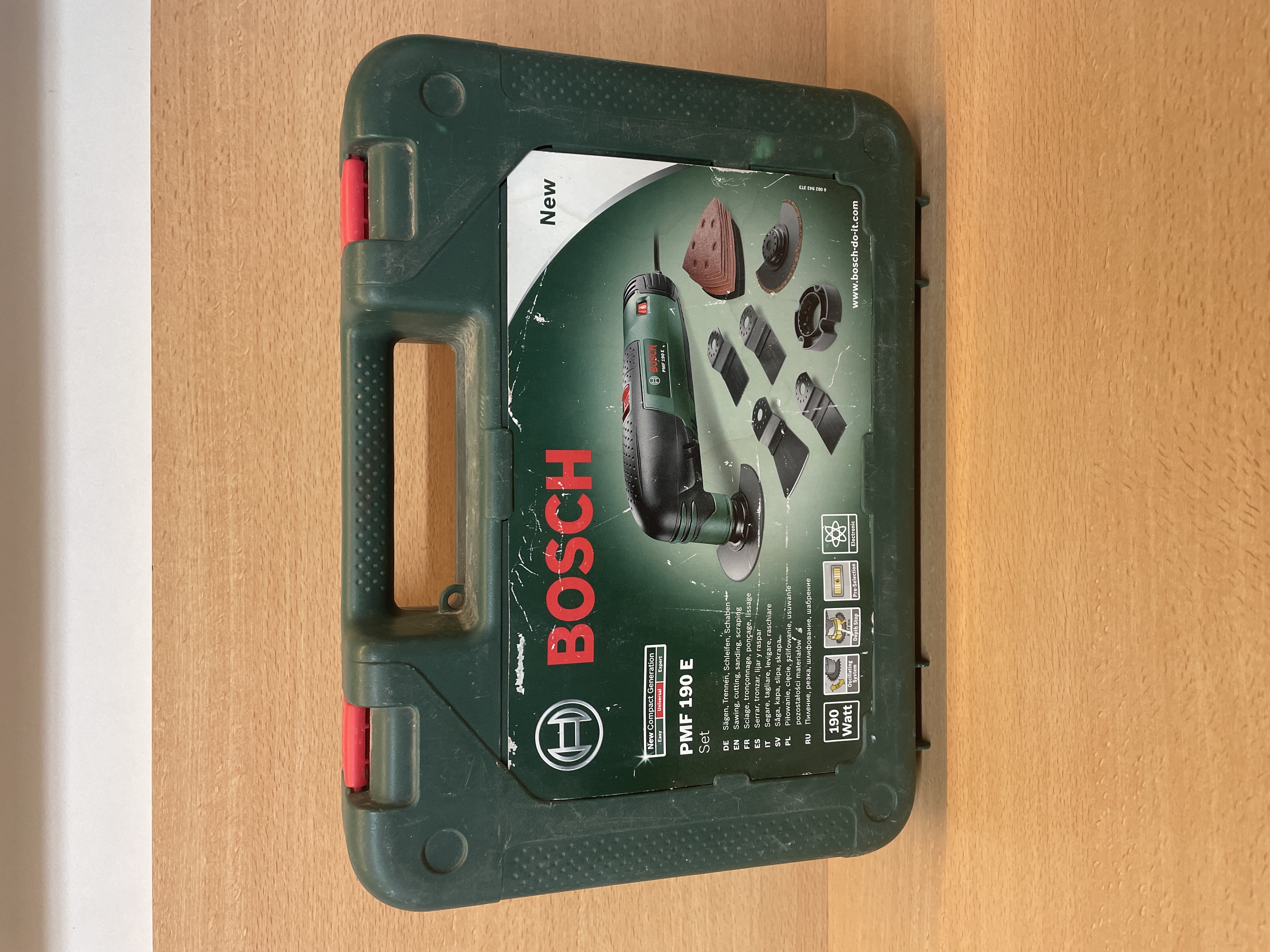Outil multifonction Bosch PMF 190 E Set filaire 190 W avec coffret