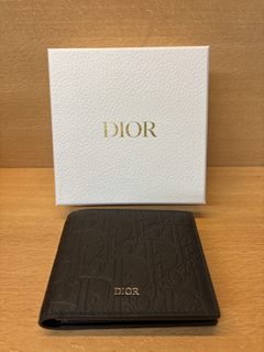 Portefeuille pliant Dior Gravity noir homme