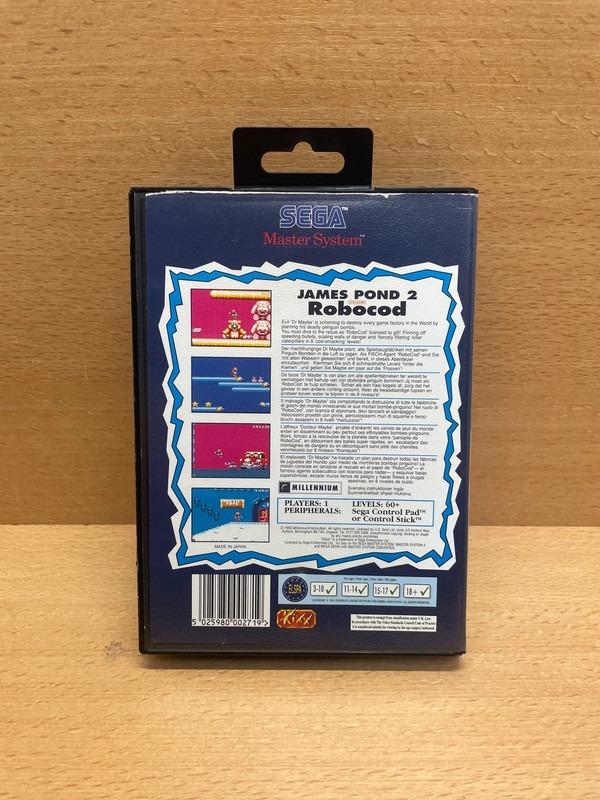 Jeu Sega James Pond 2 Robocod — photo 2