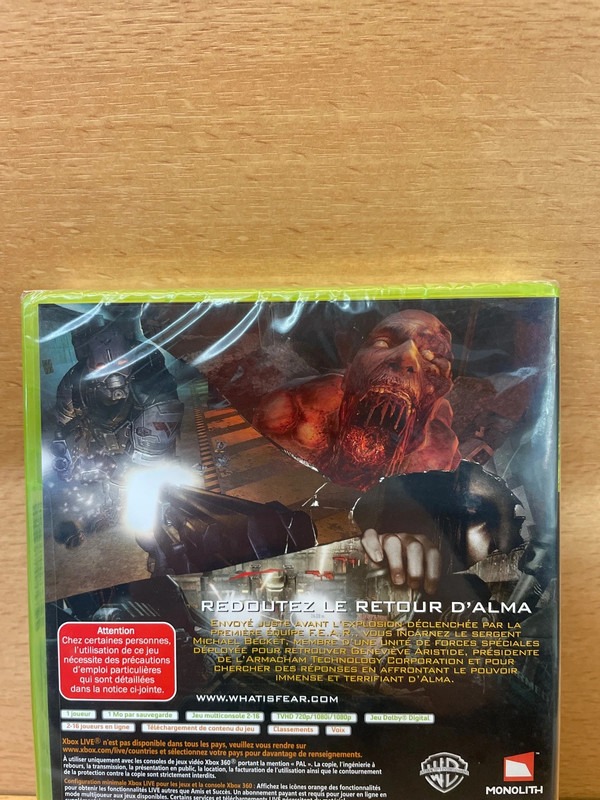 Jeu Xbox 360 Fear 2 version FR neuf — photo 3