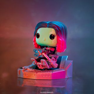 Funko Pop Deluxe Marvel Gamora dans le vaisseau des Gardiens