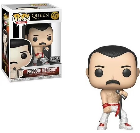 Figurine Funko Pop Queen Freddie Mercury Diamond Collection n°97