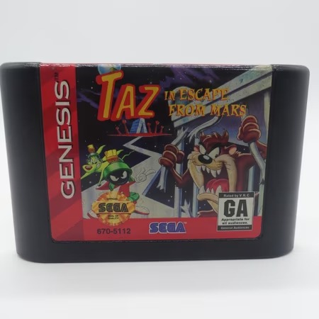 Taz in Escape From Mars Sega Genesis complet