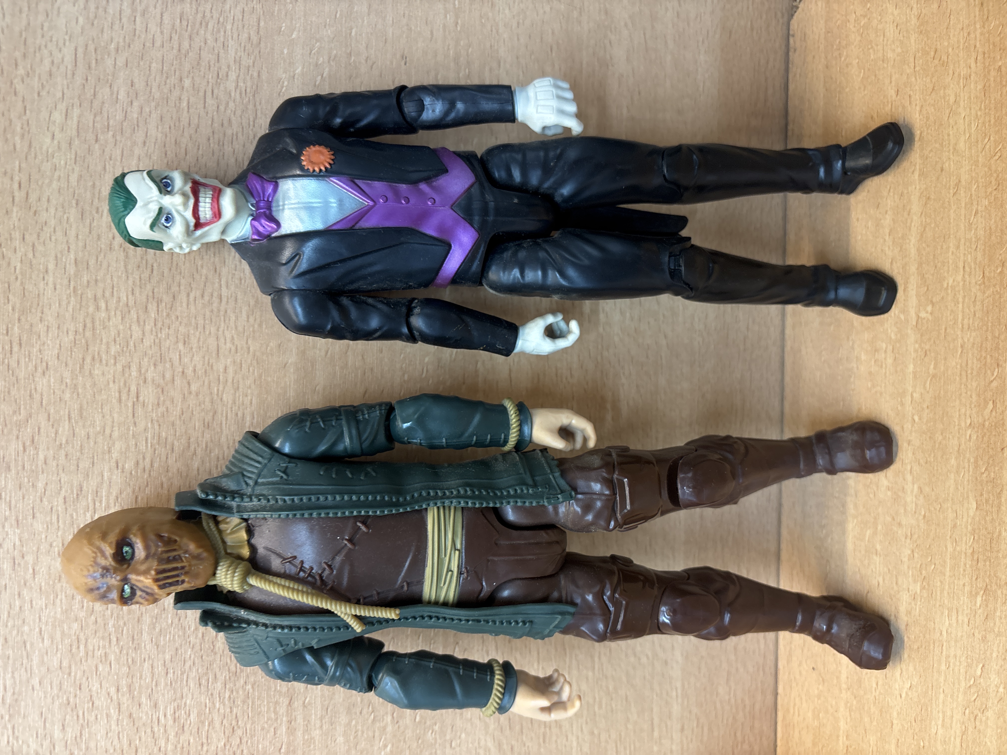 Lot de 2 figurines DC Comics Joker et Épouvantail