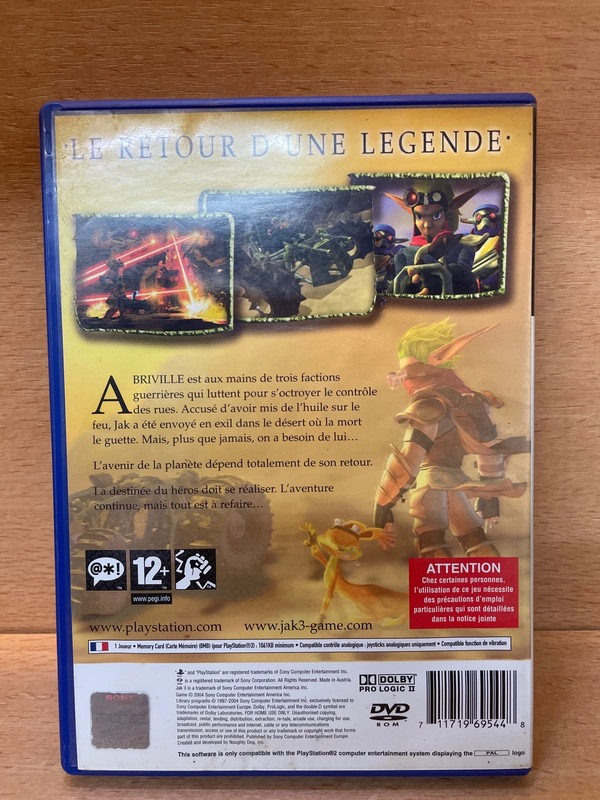 Jeu PS2 Jak 3 — photo 2