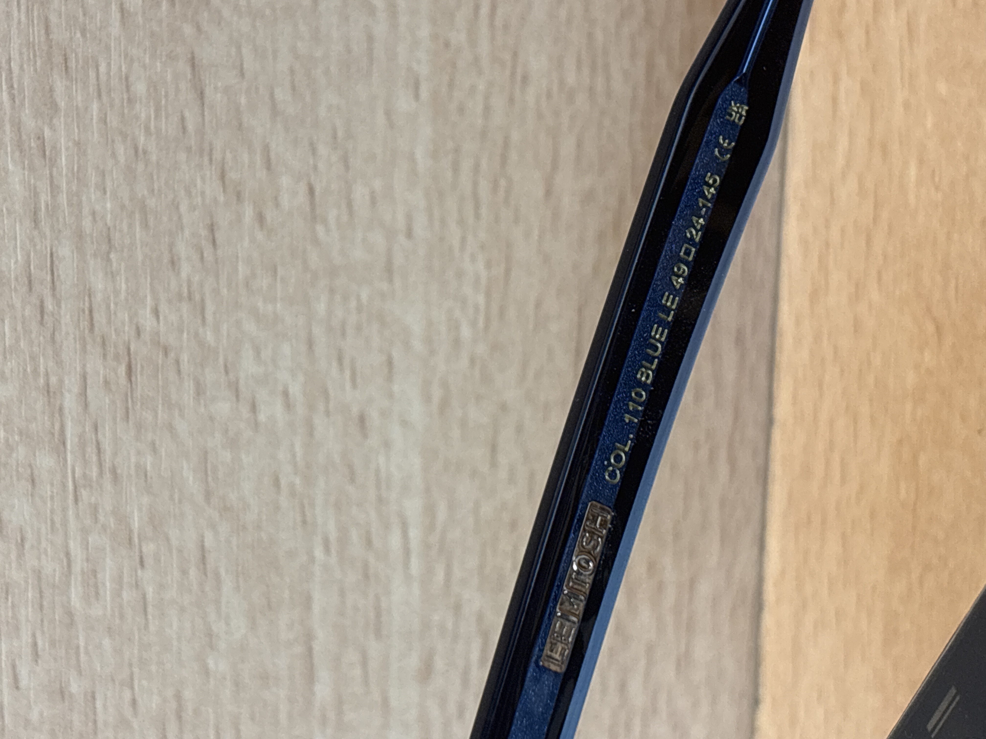 Lunettes de soleil Moscot Lemtosh bleu col. 110 49-24 — photo 3