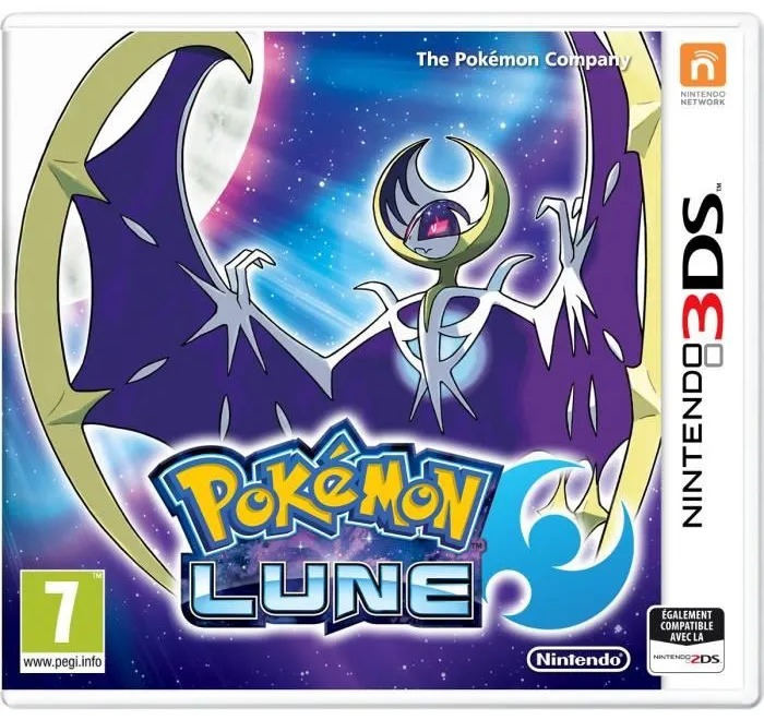 Pokémon Lune Nintendo 3DS sans notice