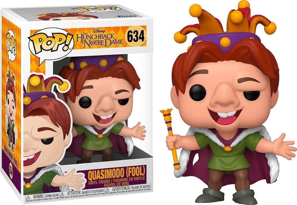Figurine Funko Pop Disney Quasimodo Fool n°634 Le Bossu de Notre-Dame