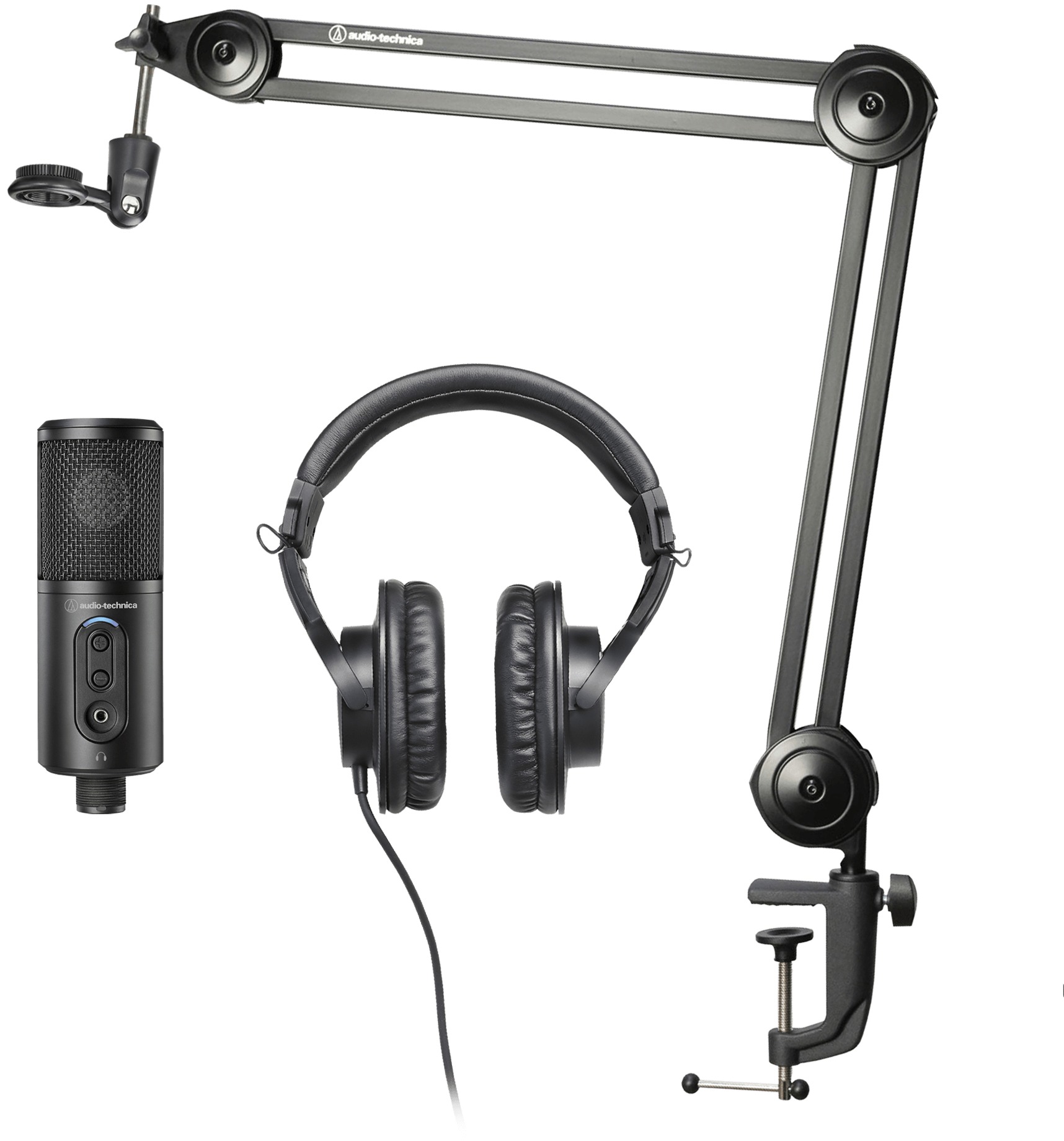 Pack créateur Audio-Technica ATR2500x-USB ATH-M20x
