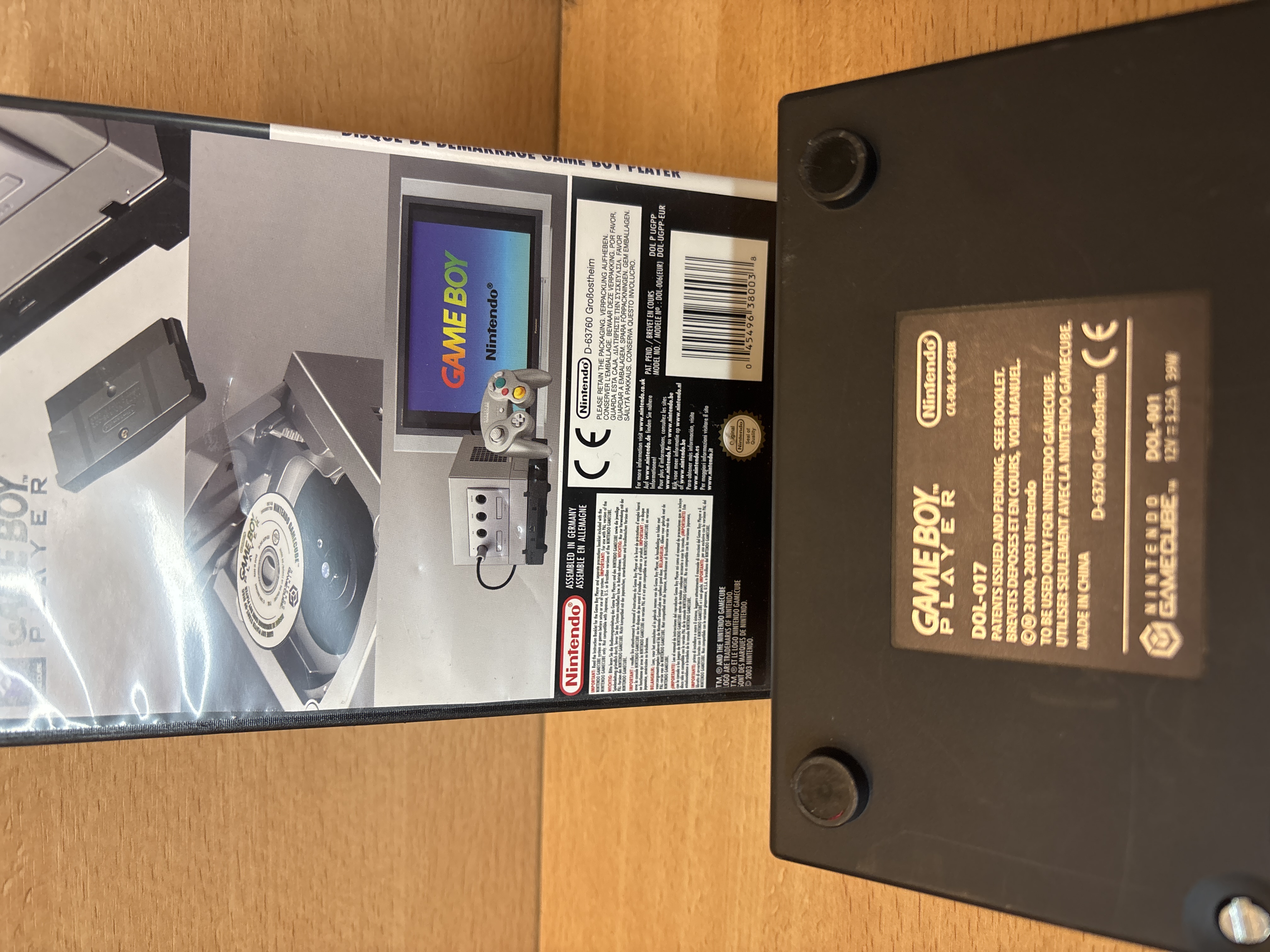 Nintendo GameCube Game Boy Player PAL DOL-017 avec boîtier et disque de demarrage — photo 2