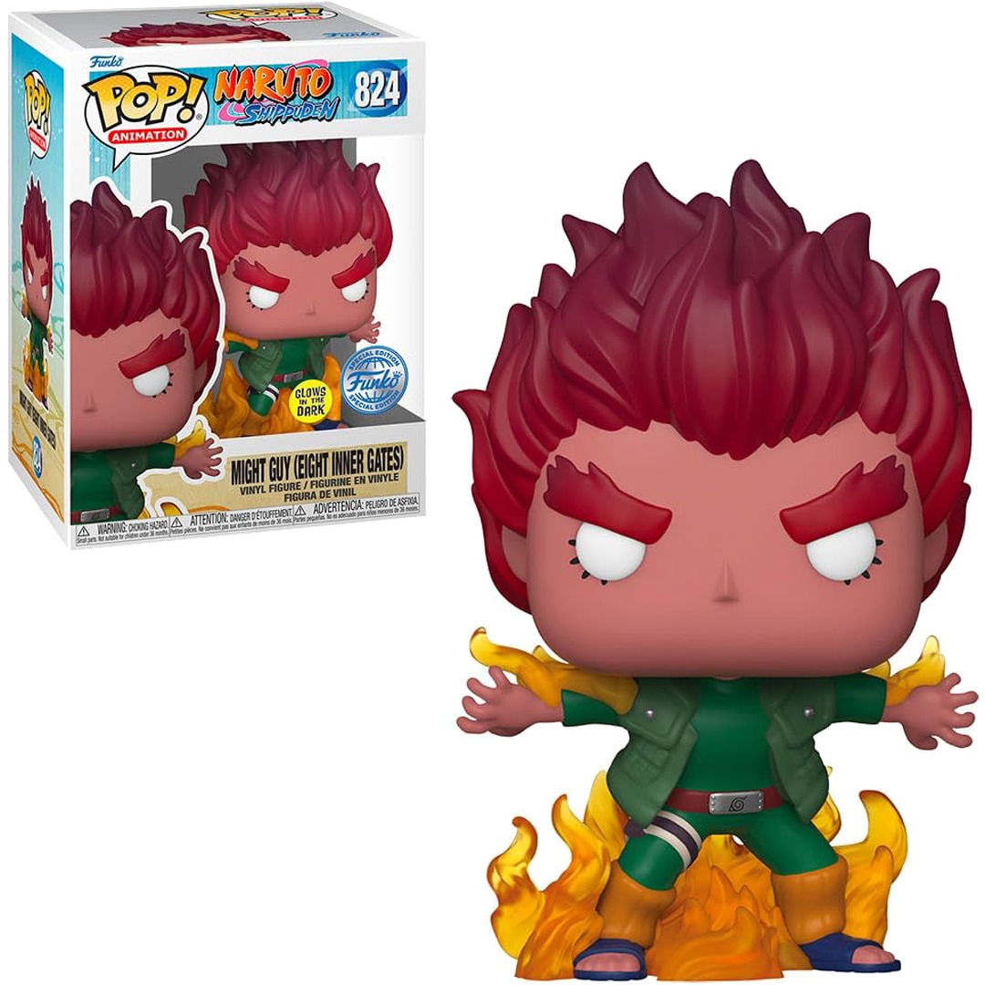 Funko Pop Naruto Shippuden Might Guy (Eight Inner Gates) #824