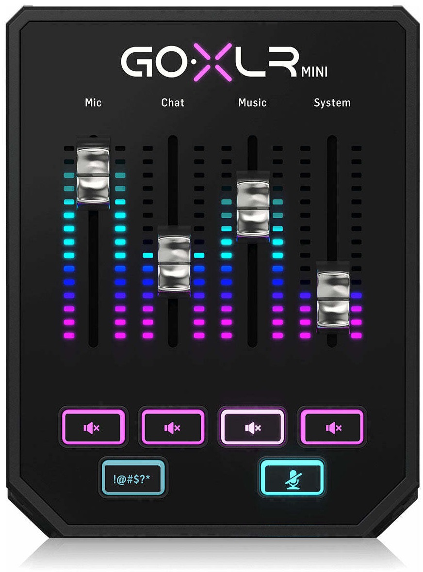 TC Helicon GoXLR Mini mixeur audio USB pour streaming