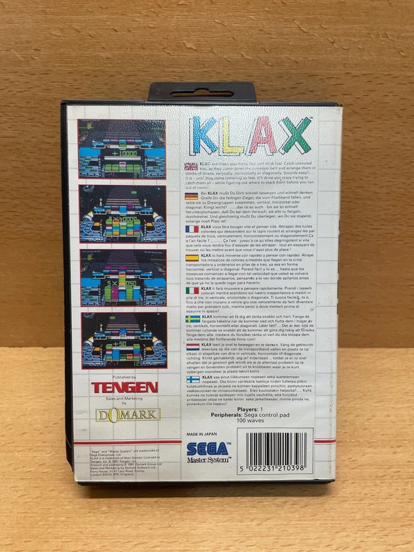 Jeu Sega Klax — photo 2
