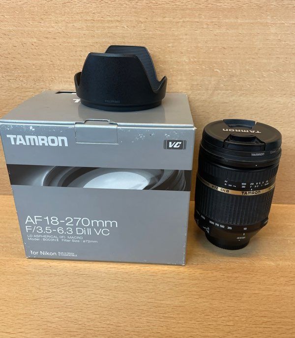 Objectif Tamron 18-270 mm f/3.5-6.3 Di II VC pour Nikon