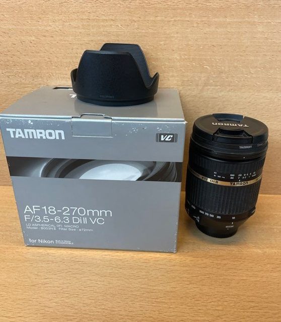 Objectif Tamron 18-270 mm f/3.5-6.3 Di II VC pour Nikon