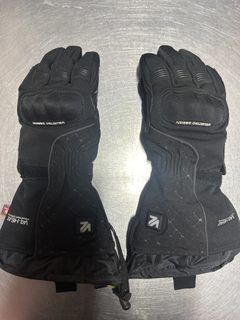 Gants moto chauffants V'Quattro V4 Heat noirs taille S