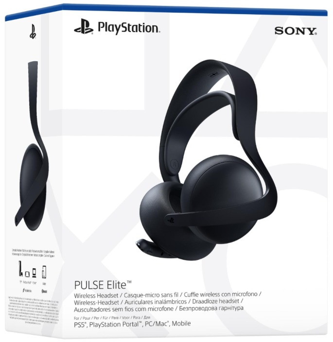 Sony PULSE Elite casque-micro sans fil PS5 Midnight Black