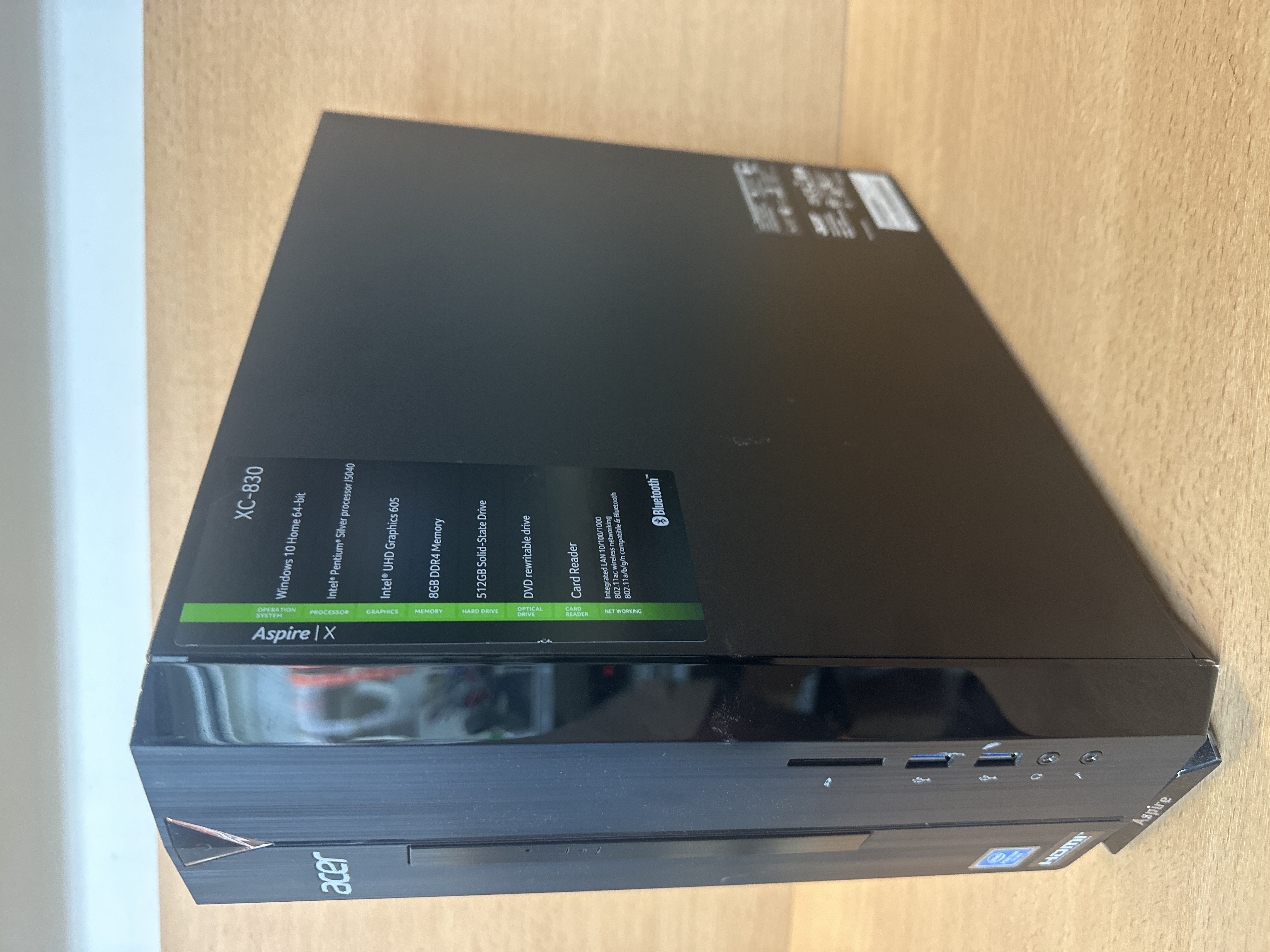 PC fixe Acer Aspire XC-830 Pentium Silver J5040 8 Go RAM SSD 512 Go — photo 2