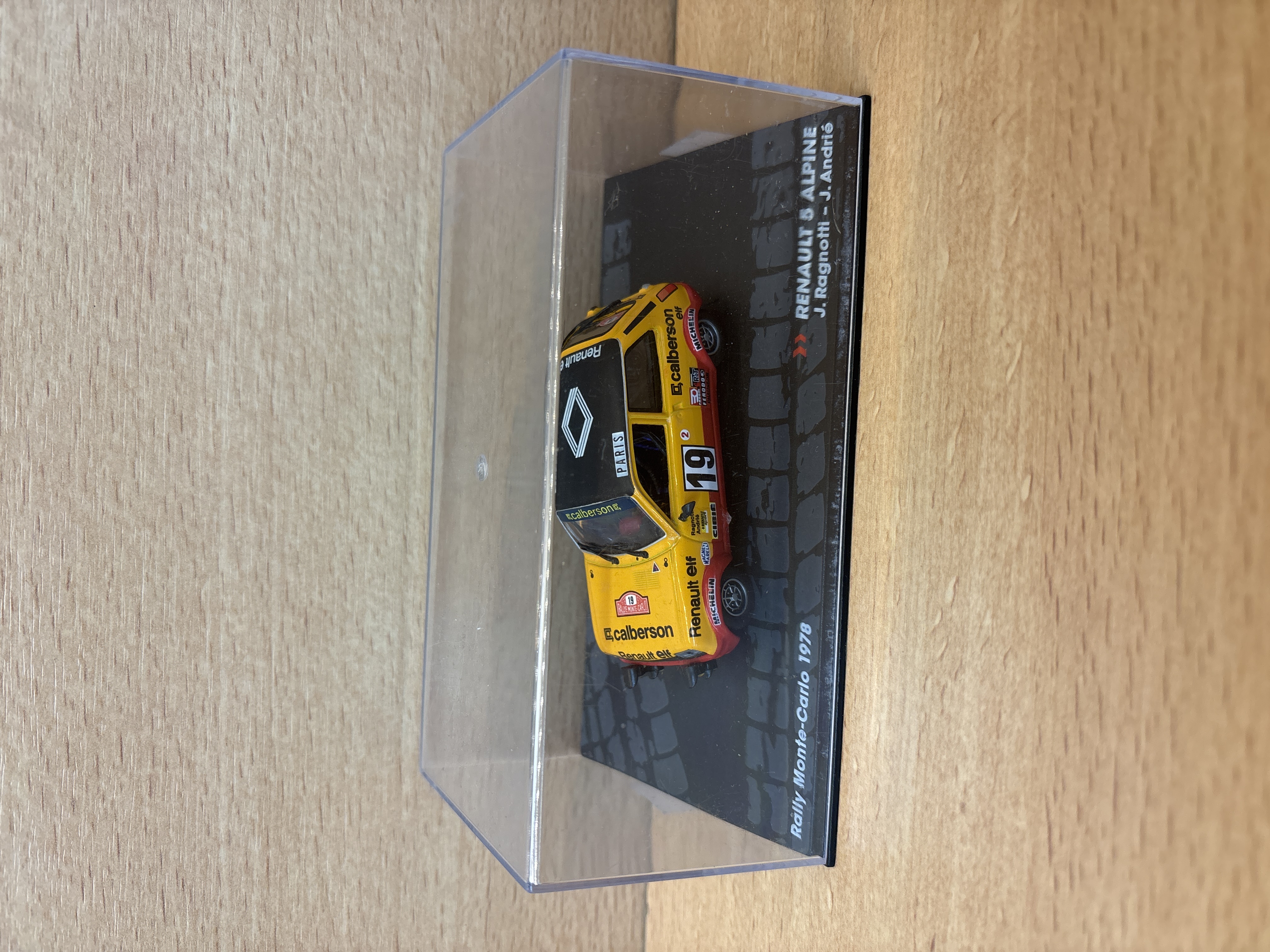 Miniature Renault 5 Alpine Rallye Monte-Carlo 1978 Ragnotti n°19