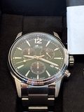 Montre Lotus homme cadran vert bracelet métal avec coffret — photo 2