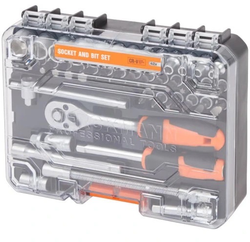 Coffret Werckmann 42 pièces à cliquet 1/4 pouce