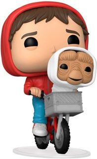 Funko Pop Elliott et E.T. in Bike Basket figurine collection