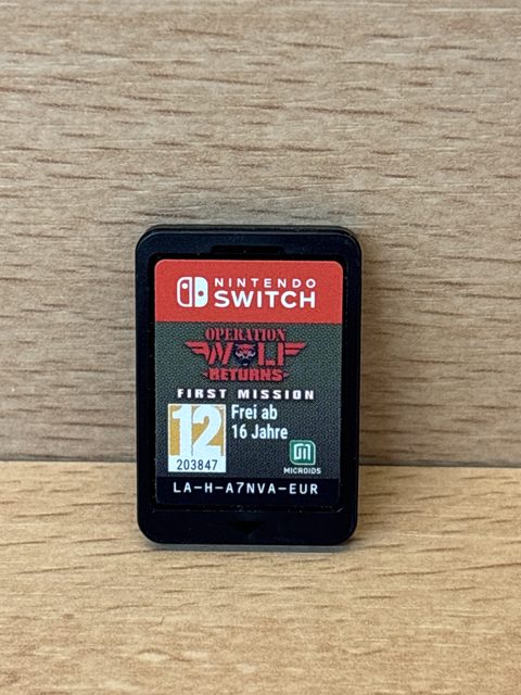 Operation Wolf Returns First Mission Nintendo Switch