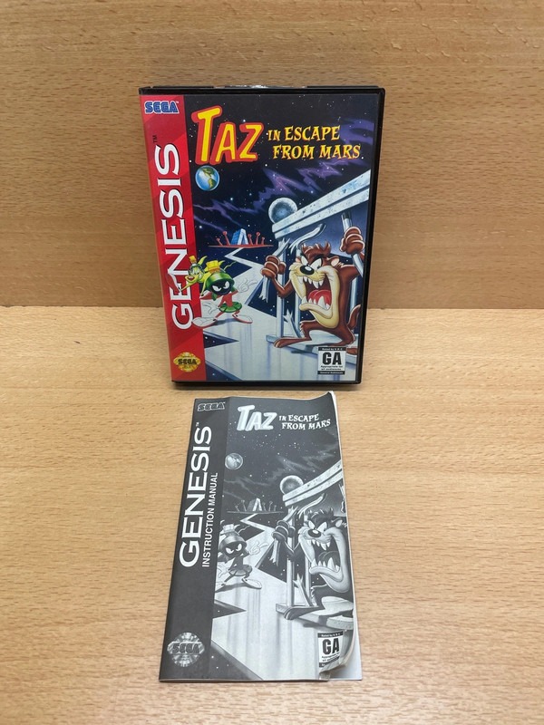 Jeu Sega Taz in Escape From Mars