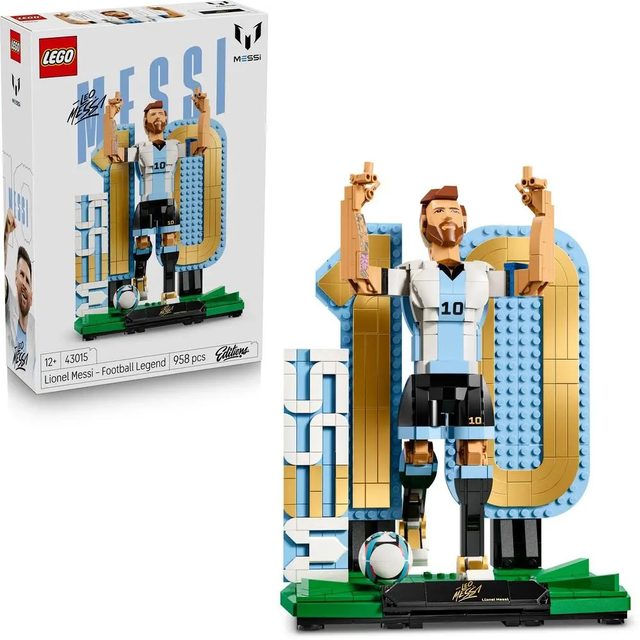 LEGO Editions 43015 Lionel Messi Légende du football