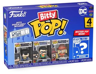 Funko Bitty Pop! DC Batman Robin Scarecrow + Mystery 4-Pack