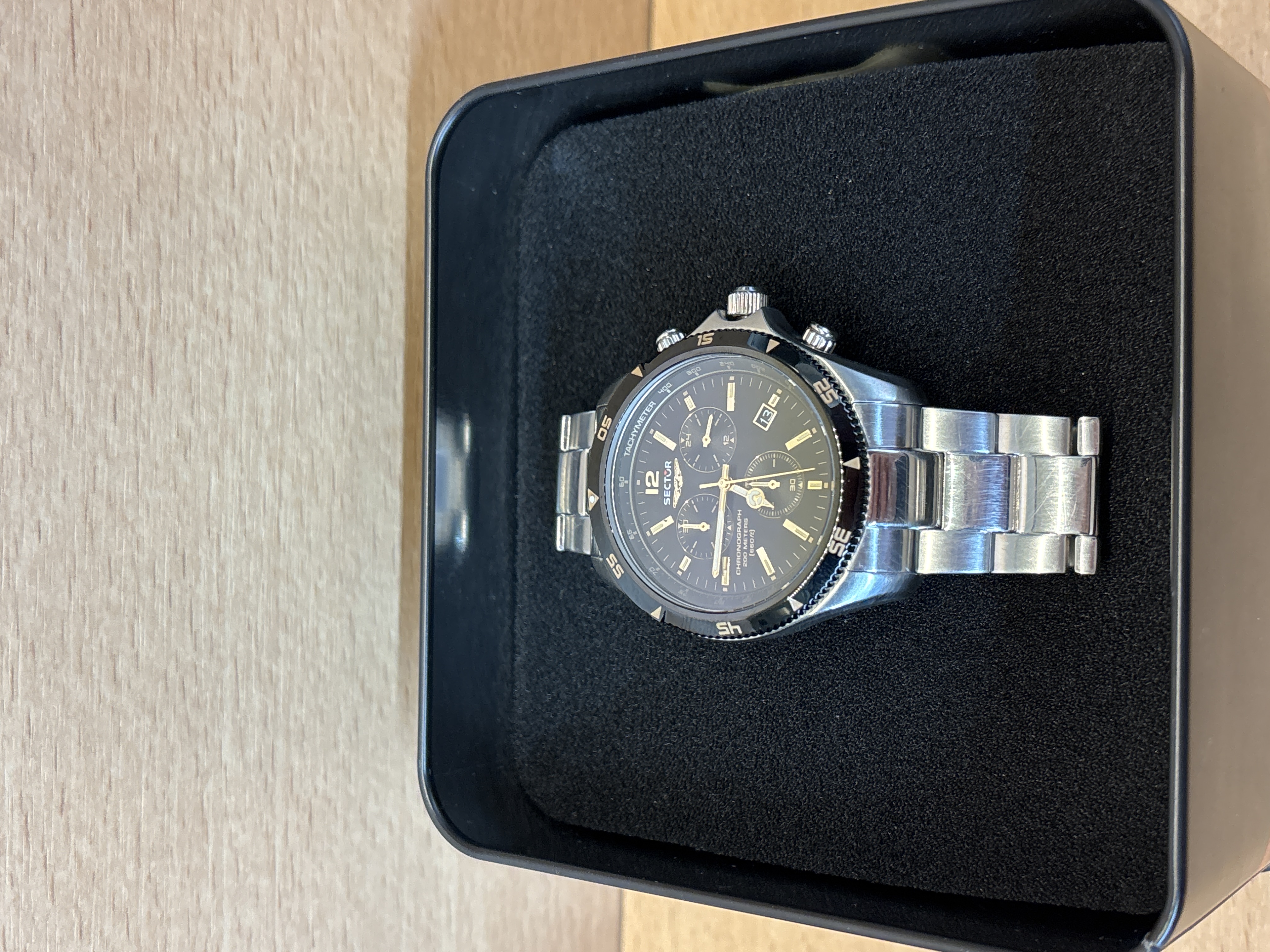 Montre chronographe Sector 650 acier
