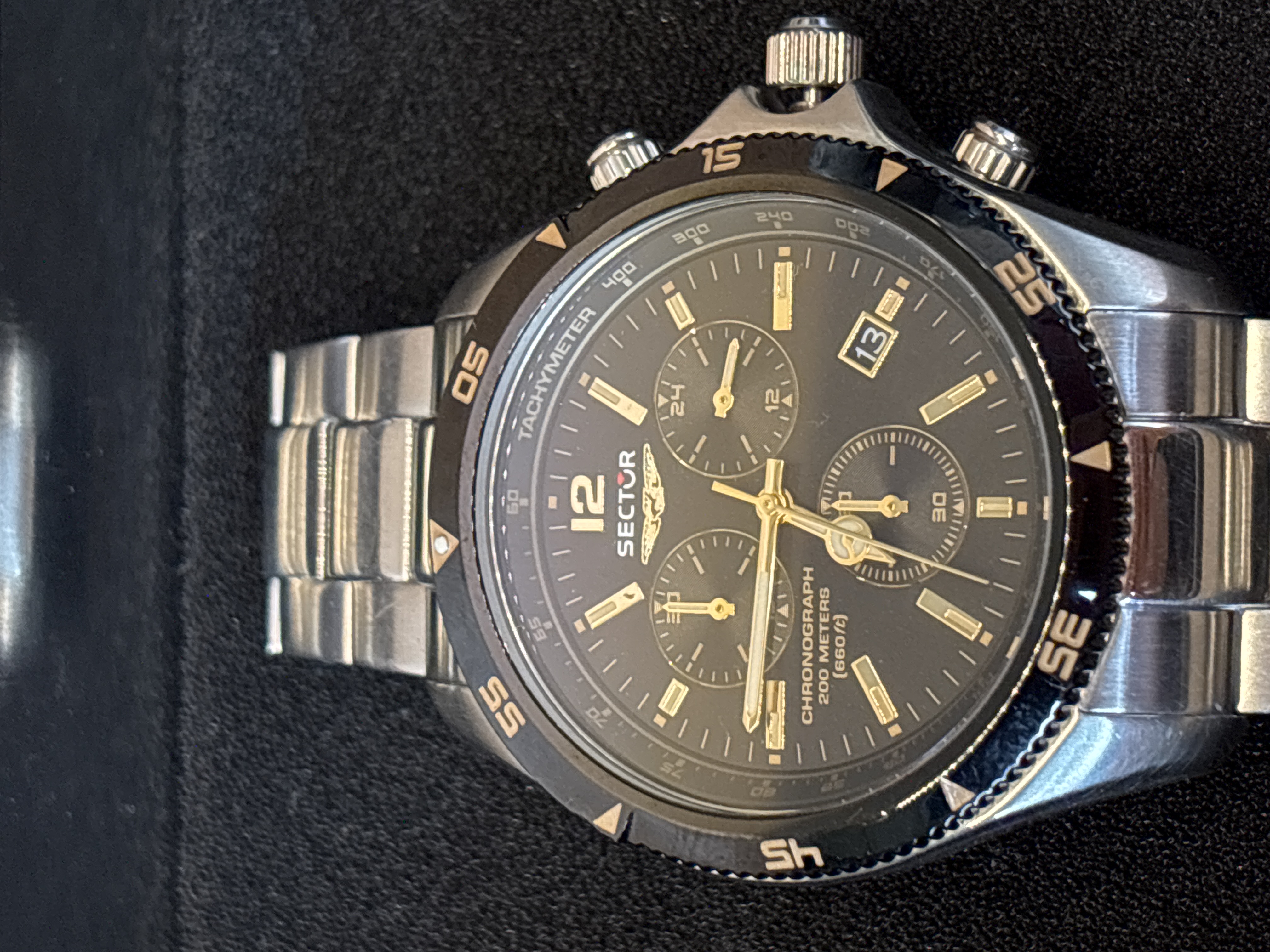 Montre chronographe Sector 650 acier — photo 2