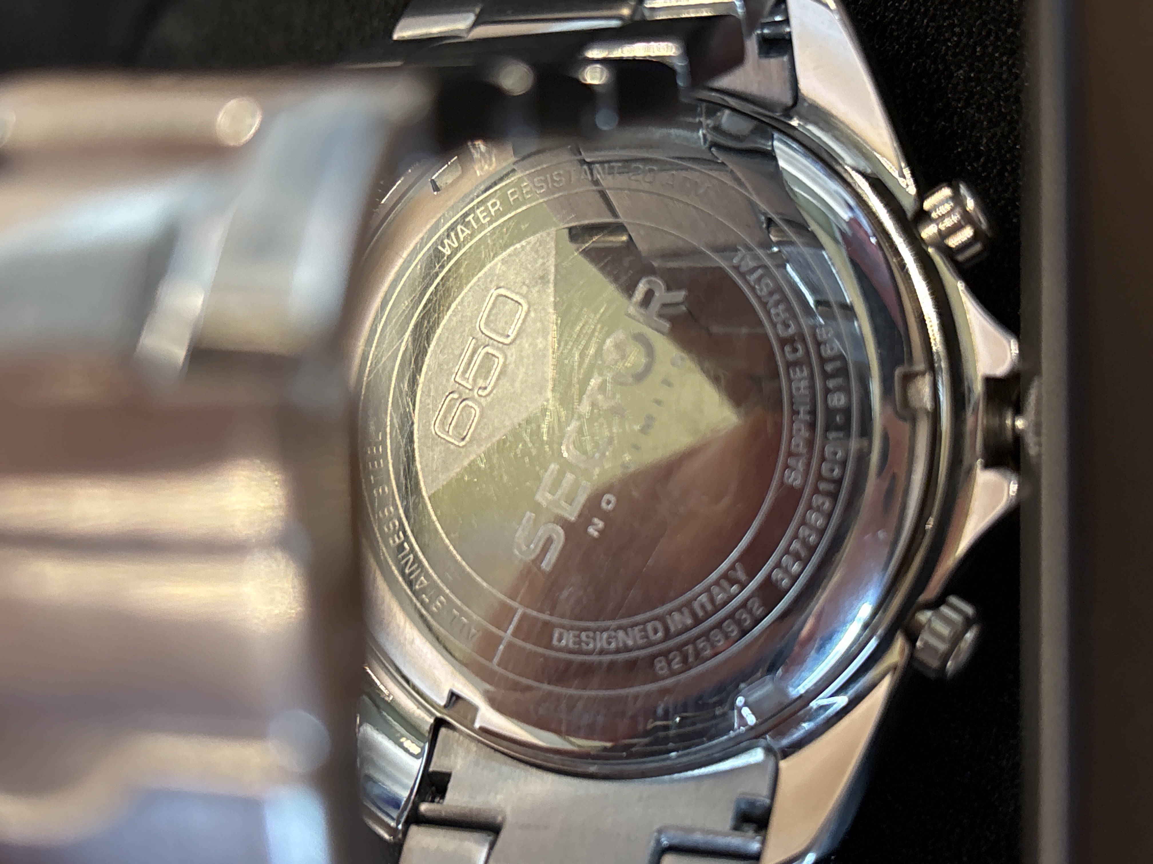 Montre chronographe Sector 650 acier — photo 3