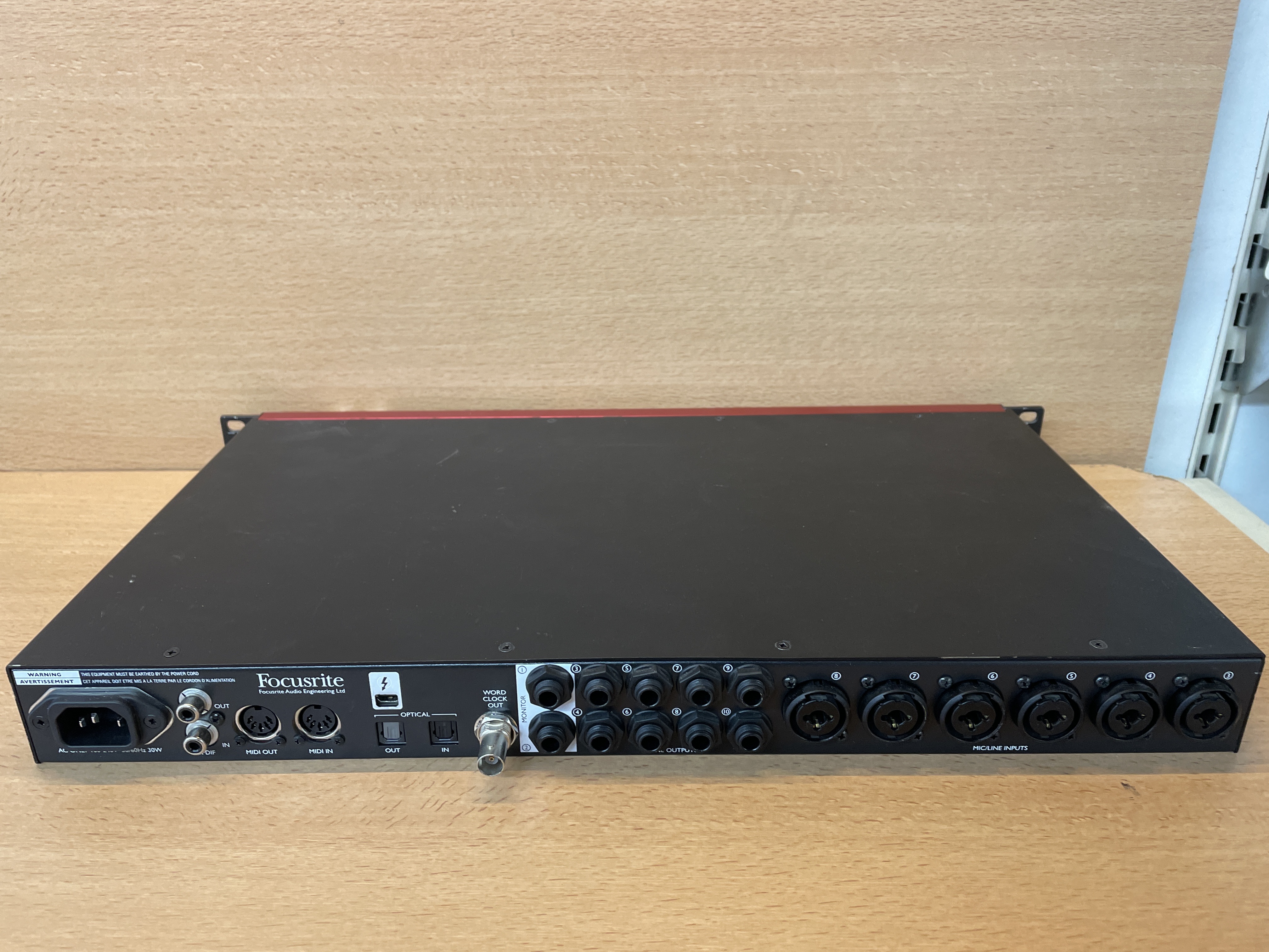 Focusrite Clarett 8Pre interface audio Thunderbolt — photo 2