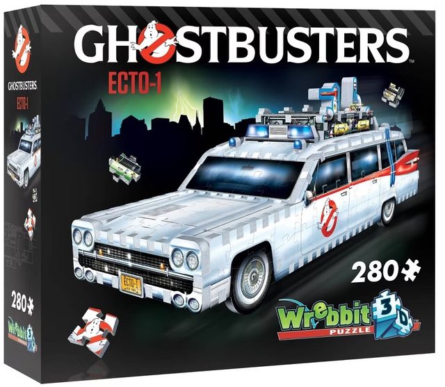 Puzzle 3D Ghostbusters Ecto-1 Wrebbit 280 pièces