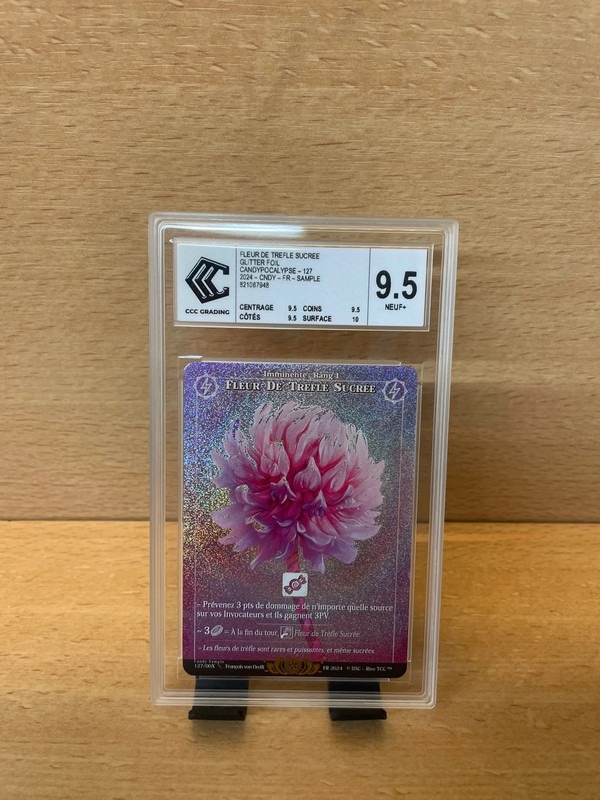 Carte Rise Fleur de Trèfle Sucrée CCC 9,5