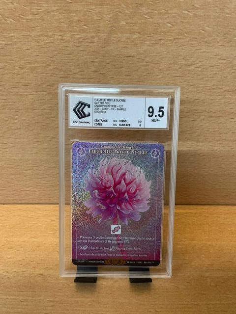 Carte Rise Fleur de Trèfle Sucrée CCC 9,5