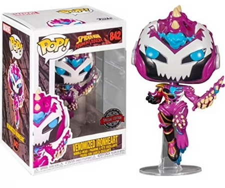 Figurine Funko Pop Marvel Venomized Ironheart n°842 Spider-Man Maximum Venom