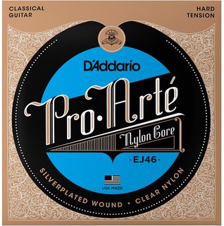 D'Addario EJ46 Pro-Arté cordes guitare classique tirant fort
