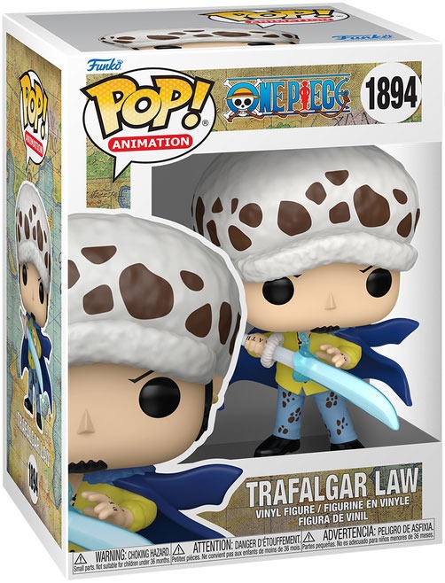 Figurine Funko Pop One Piece Trafalgar Law avec Blue Anesthesia n°1894