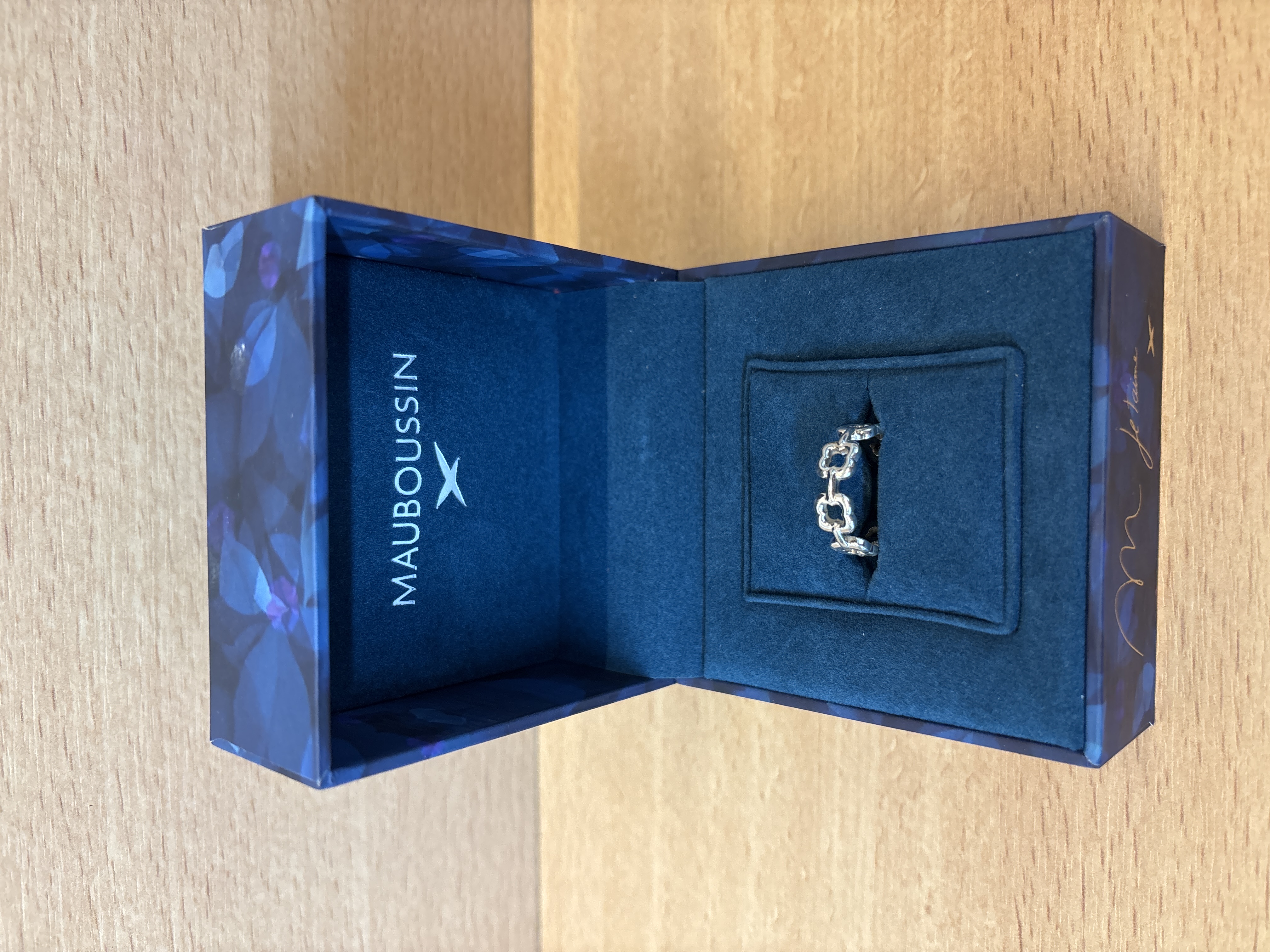 Bague Mauboussin Union Chance argent taille 55