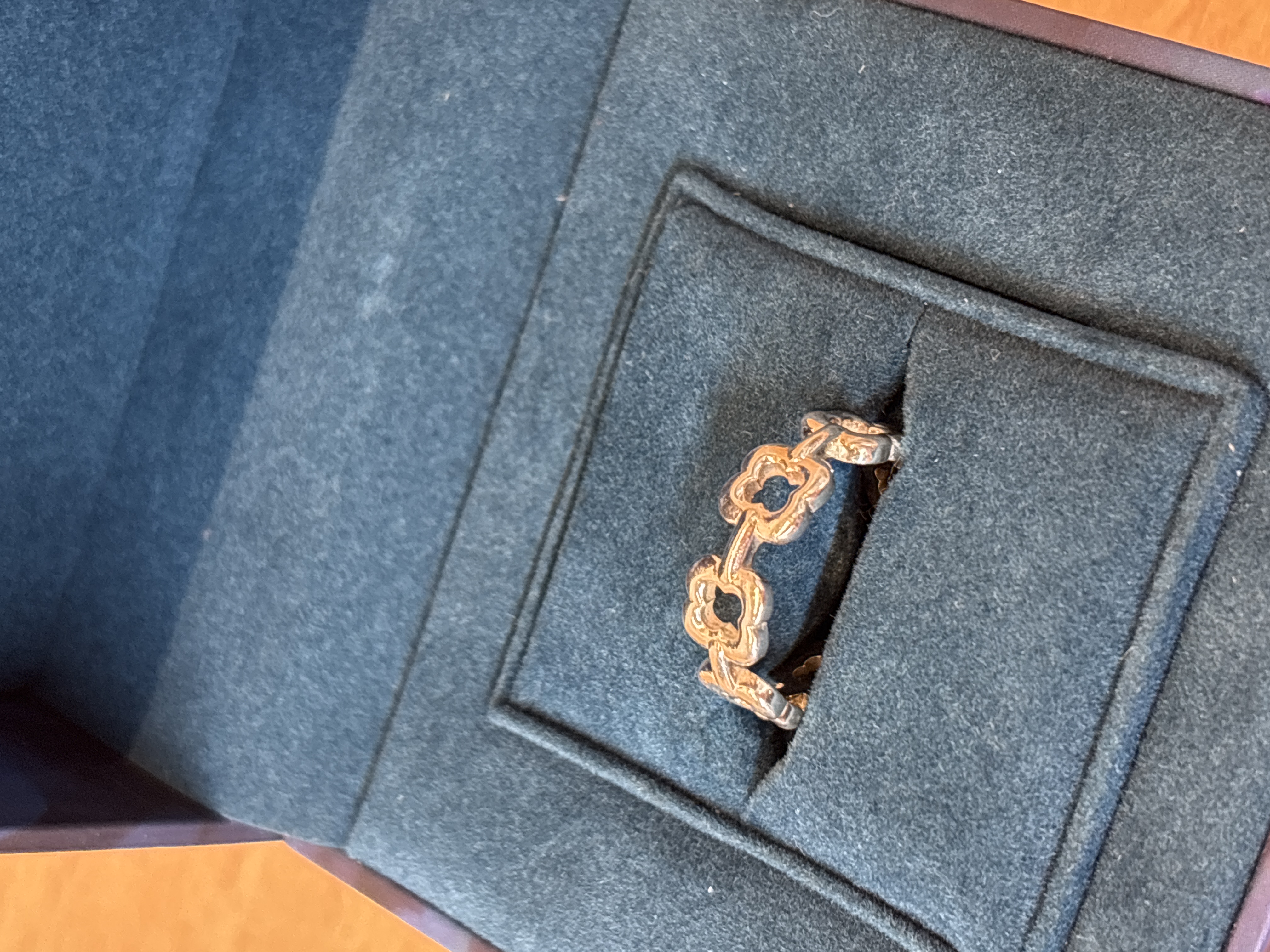 Bague Mauboussin Union Chance argent taille 55 — photo 2