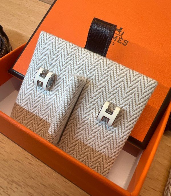 Boucles d'oreilles Hermès Mini Pop H neuves — photo 2